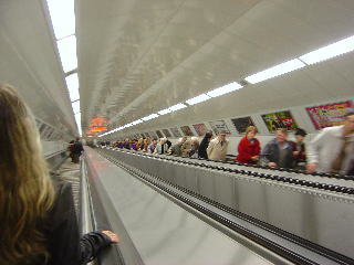 Escalator of M2 Underground